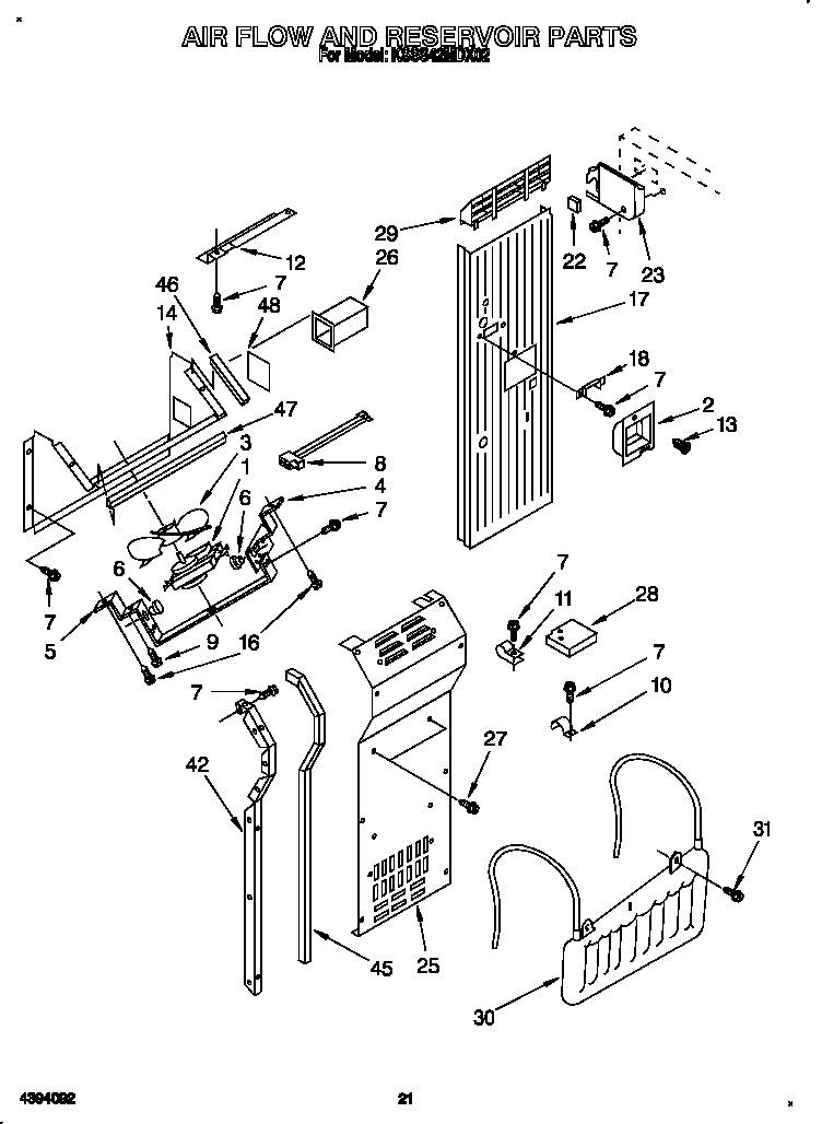 AIR FLOW AND RESERVOIR