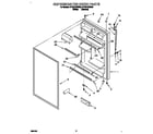 Whirlpool ET18ZKXDW04 fresh food door diagram