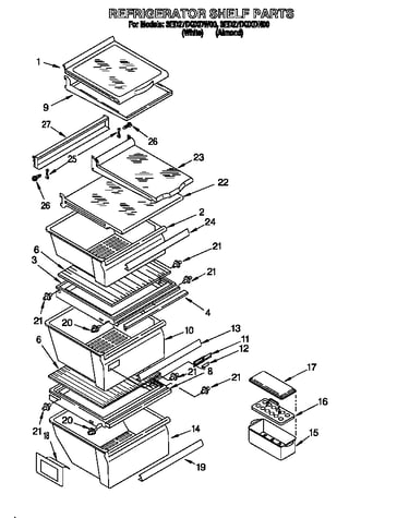 Refrigerator shelf