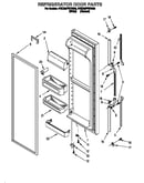 Refrigerator door