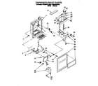 Whirlpool 4YED22PWDW00 dispenser front diagram