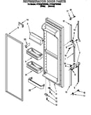 Refrigerator door