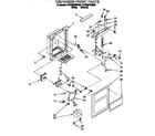 Whirlpool 4YED25PWDN00 dispenser front diagram
