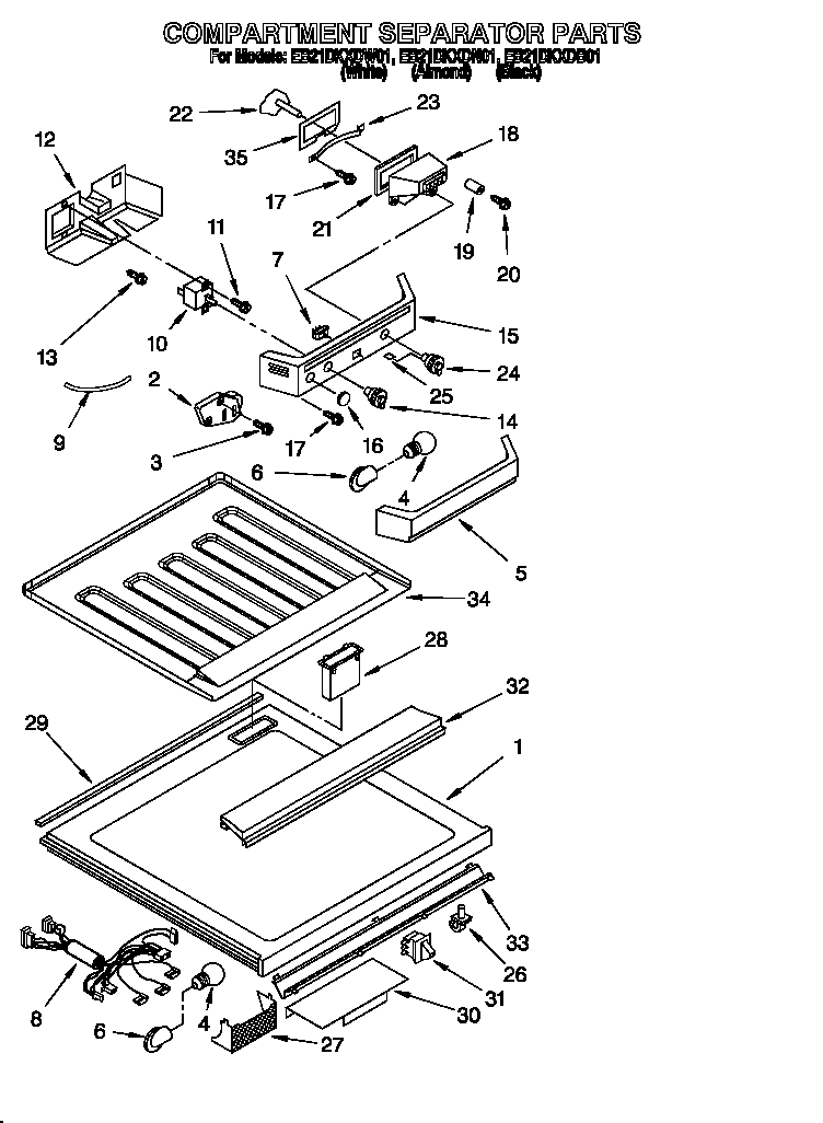 Compartment separator
