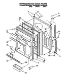 Refrigerator door