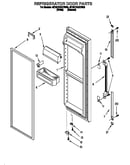 Refrigerator door