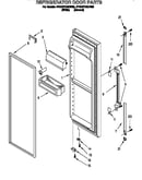 Refrigerator door