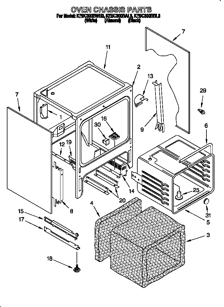 Oven chassis