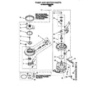 Whirlpool DU930QWDB0 pump and motor diagram