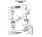 Whirlpool DU930QWDQ0 pump and motor diagram