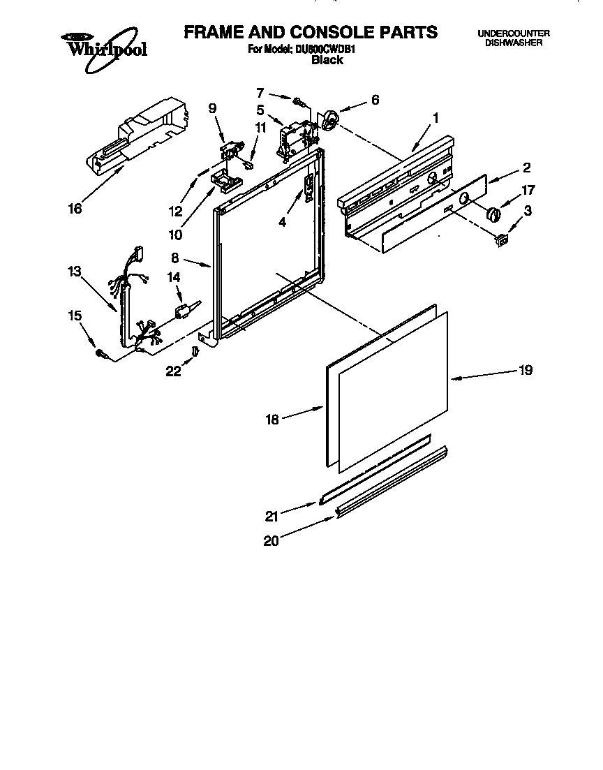 FRAME AND CONSOLE