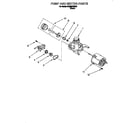 Whirlpool DU800CWDB1 pump and motor diagram