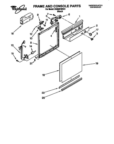 Frame and console