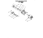 Whirlpool DU806CWDB1 pump and motor diagram