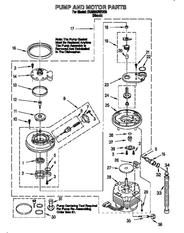Pump and motor