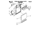 Whirlpool DU806CWDQ2 frame and console diagram