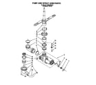 Whirlpool DU806CWDQ2 pump and spray arm diagram