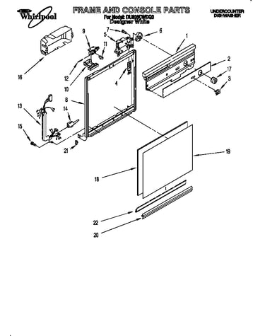 Frame and console