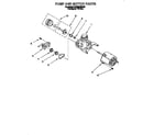 Whirlpool DU806CWDQ3 pump and motor diagram