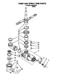 Pump and spray arm