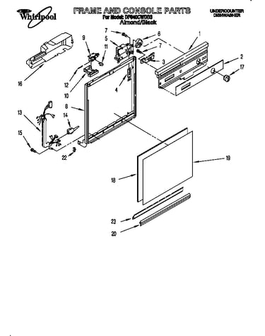 Frame and console