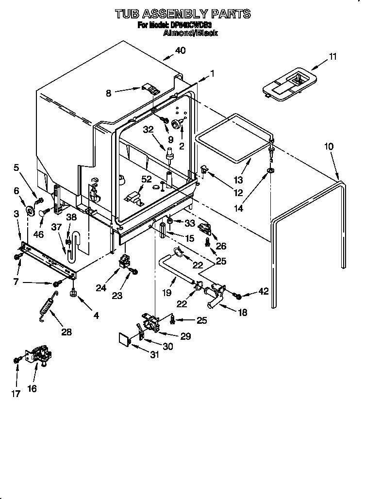 TUB ASSEMBLY