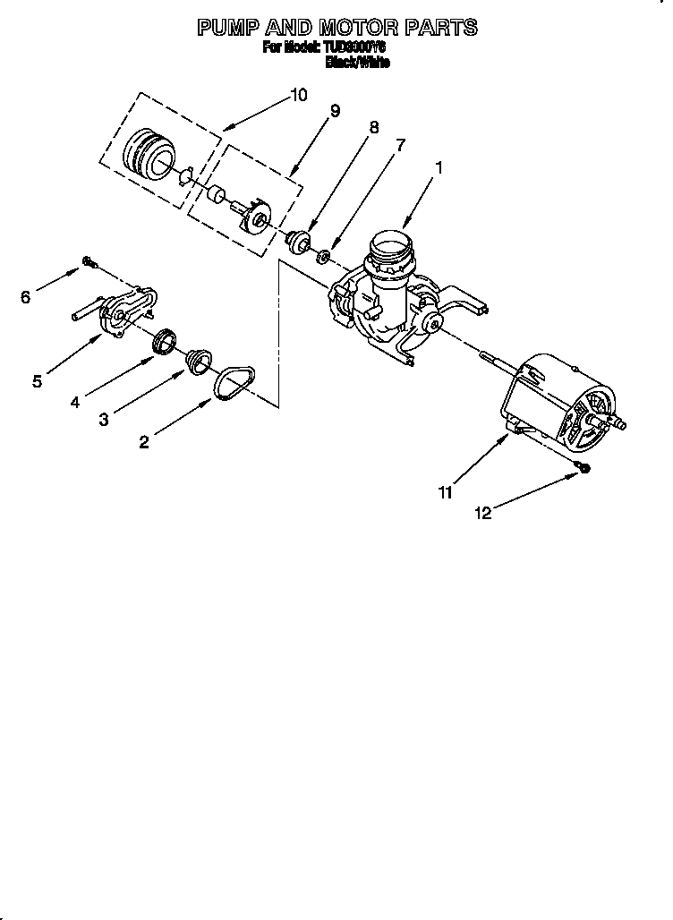 Pump and motor