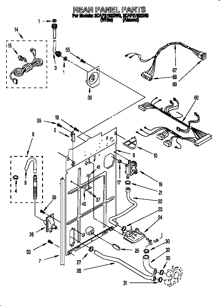 Rear panel