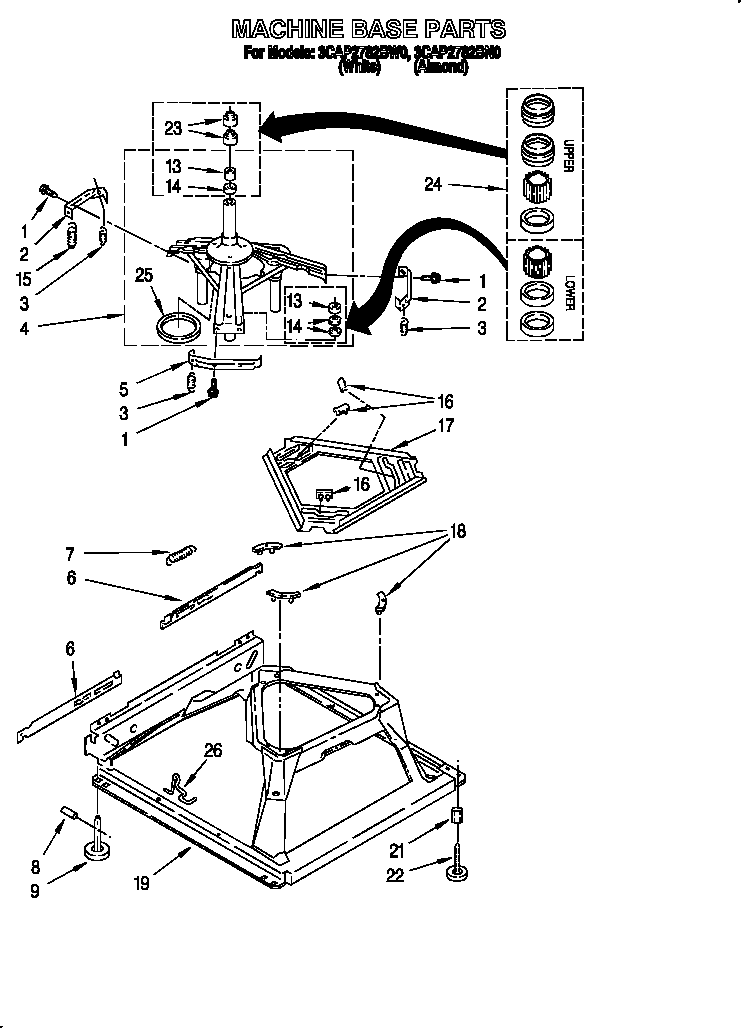 Machine base
