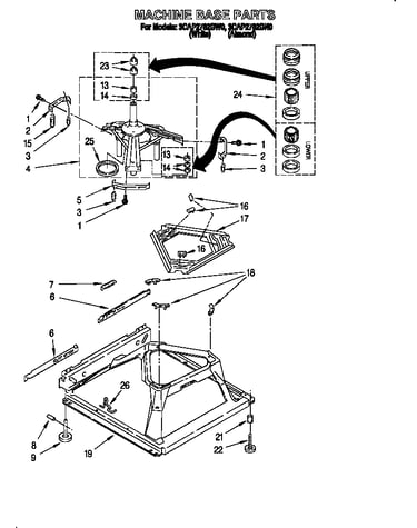 Machine base