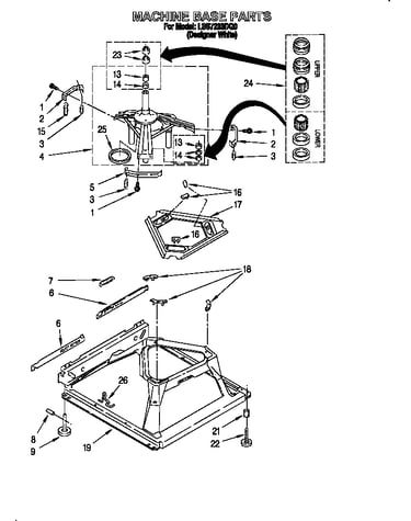 Machine base