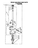 Brake and drive tube