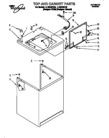 Top and cabinet