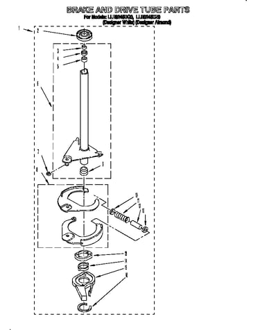 Brake and drive tube