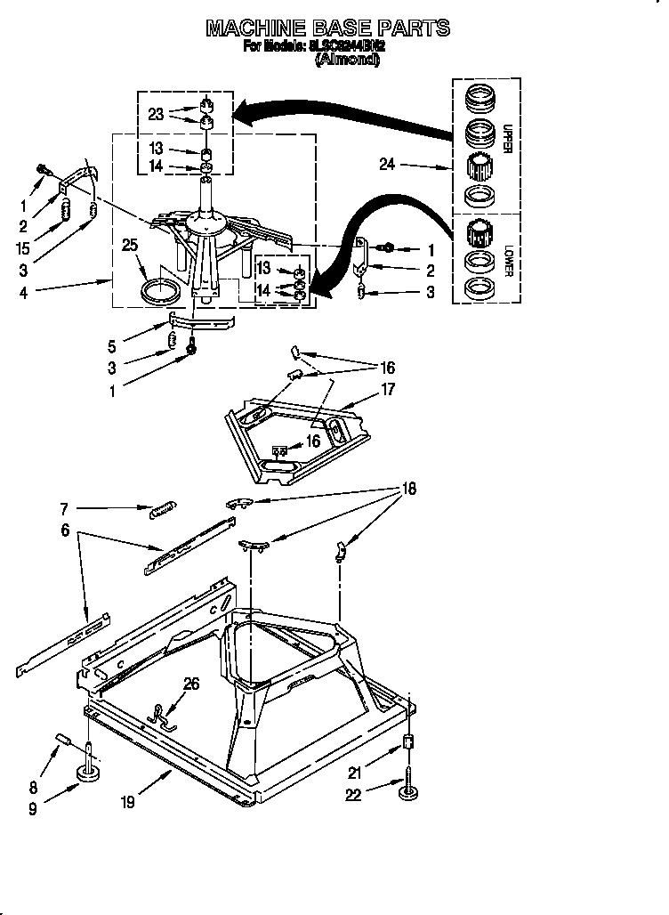 Machine base