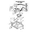 Whirlpool 3LBR5132BW1 machine base diagram