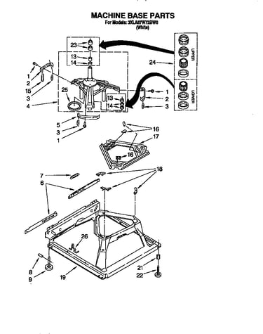 Machine base