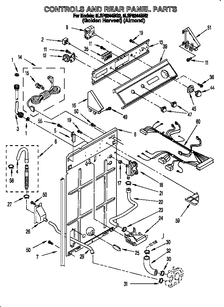 Controls and rear panel