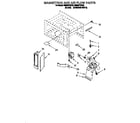 Whirlpool RM280PXBB3 magnetron and air flow diagram