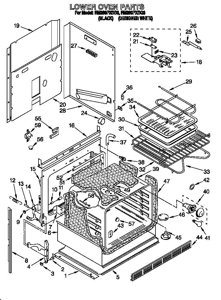 Lower oven