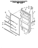 Refrigerator door