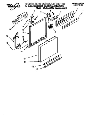 Frame and console