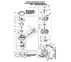 Whirlpool DU940QWDQ6 pump and motor diagram