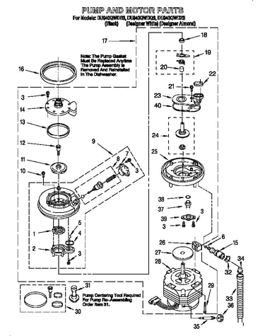 Pump and motor