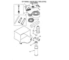 Whirlpool CA10WR43 optional parts (not included) diagram