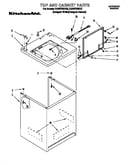 Top and cabinet