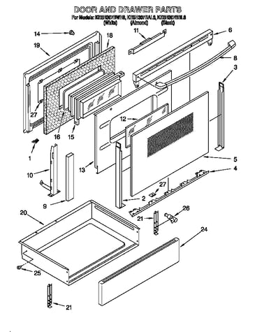 Door and drawer