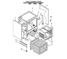 KitchenAid KESH307BBL8 oven chassis diagram