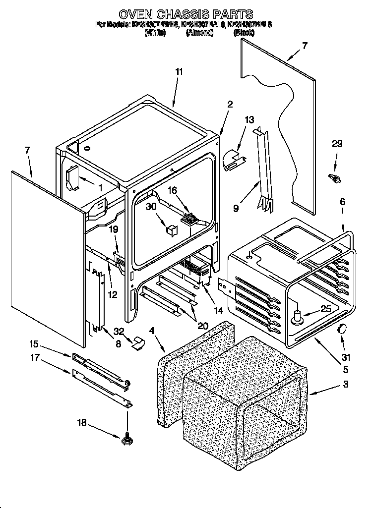 Oven chassis