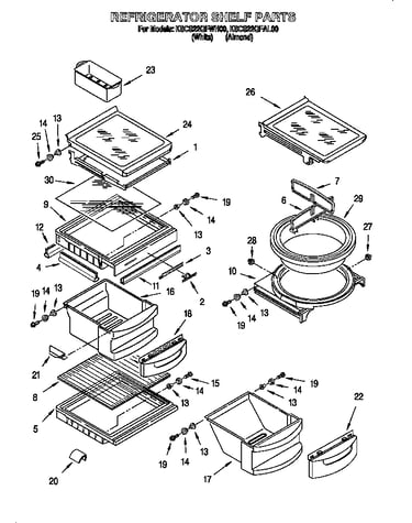 Refrigerator shelf